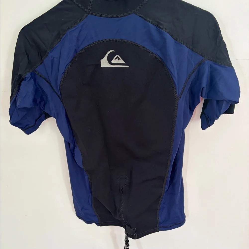 Quiksilver children Blue and Black Swim Shirt